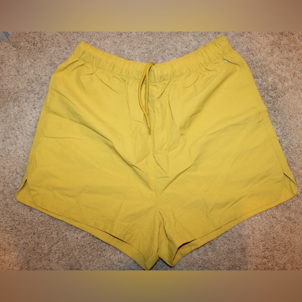 DSG Yellow Athletic Shorts Lightweight Elastic Waist